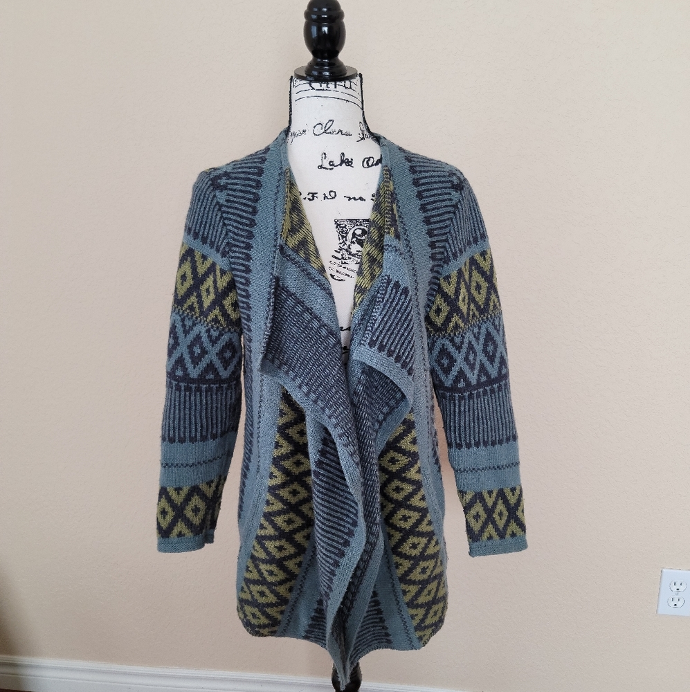 J. Jill Aztec Cardigan, Size Medium